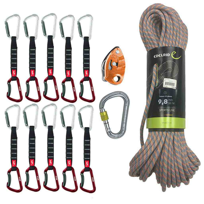Load image into Gallery viewer, Edelrid Petzl &amp; Fixe Sport Lead Climbing Package
