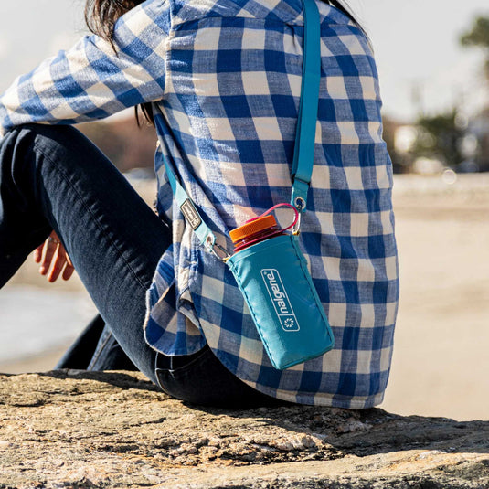 1L Foldable Bottle Sleeve with Strap