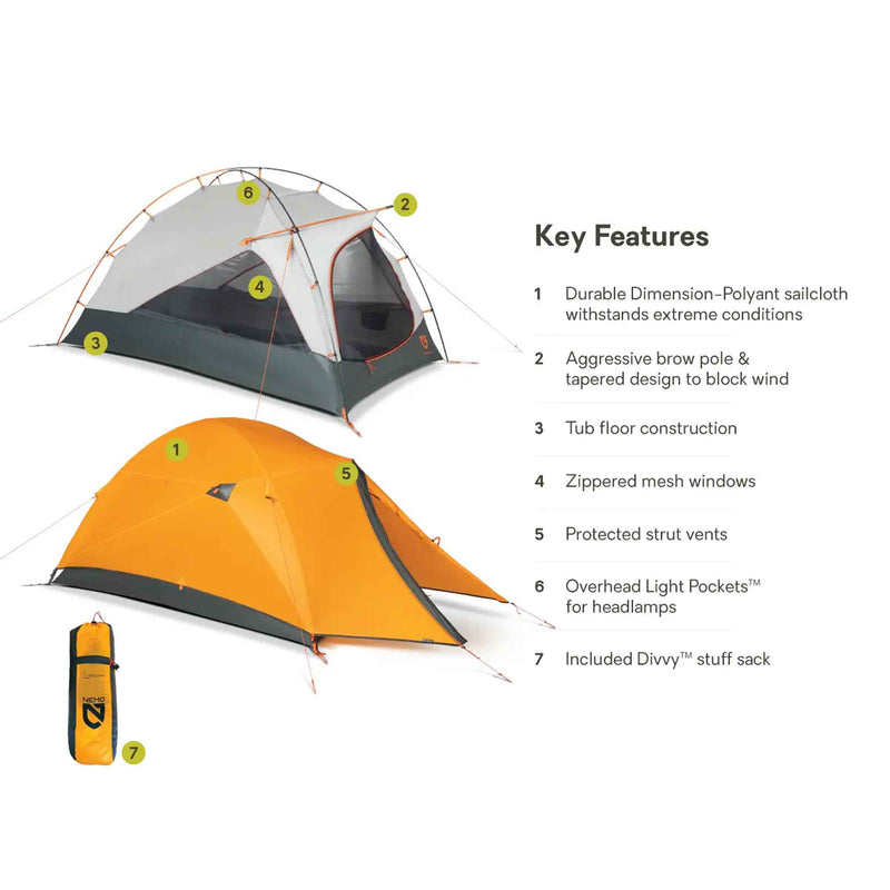 Load image into Gallery viewer, Kunai 2 Person Lightweight 3-4 Season Tent
