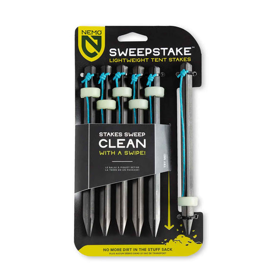 Sweepstake (6pk) - Ultralight Tent Pegs