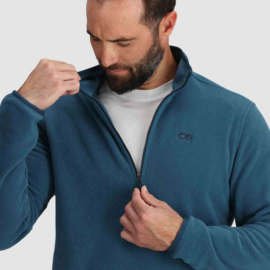 Mens Polartec 100 Quarter Zip Fleece Top