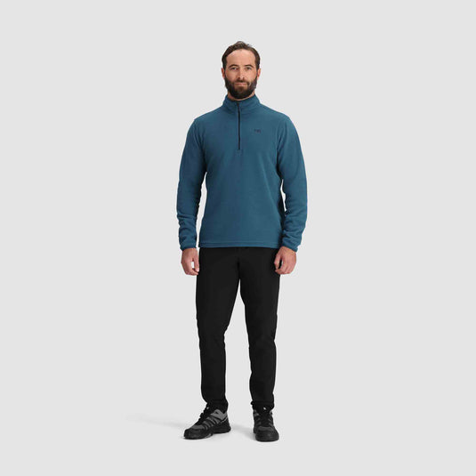 Mens Polartec 100 Quarter Zip Fleece Top