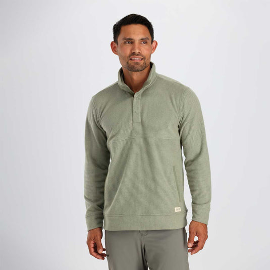 Mens Trail Mix Snap Pullover II Fleece