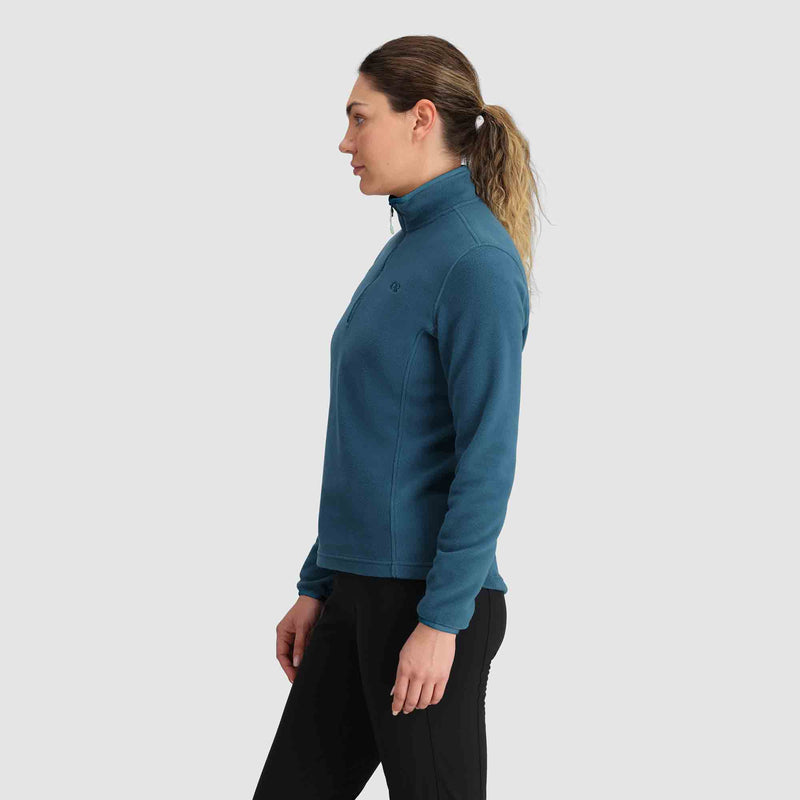 Load image into Gallery viewer, Womens Polartec 100 Quarter Zip Fleece Top
