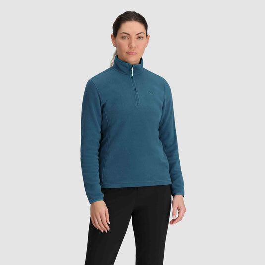 Womens Polartec 100 Quarter Zip Fleece Top