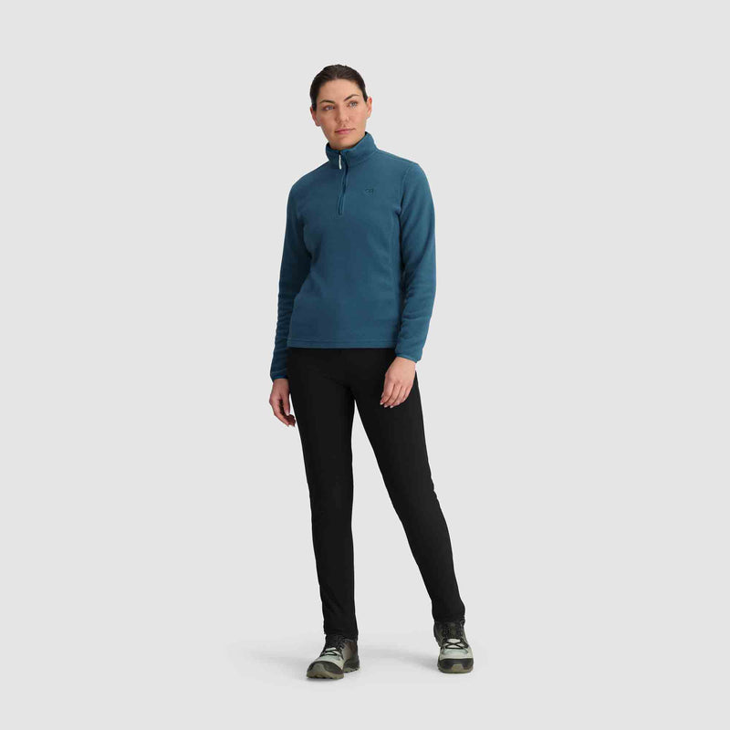 Load image into Gallery viewer, Womens Polartec 100 Quarter Zip Fleece Top
