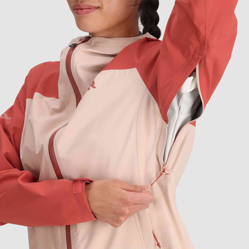 Load image into Gallery viewer, Stratoburst Stretch Rain Jacket Womens
