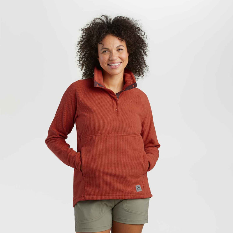 Load image into Gallery viewer, Womens Trail Mix Snap Pullover Fleece
