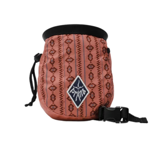 Graphic Rock Climbing Chalk Bag With Belt