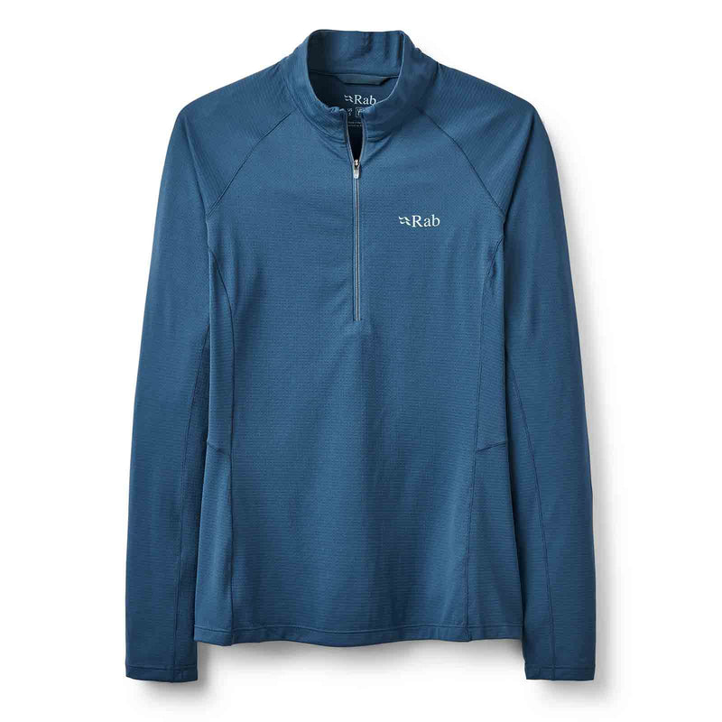 Load image into Gallery viewer, Rab Womens Sonic Long Sleeve Zip Top
