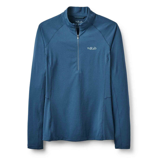 Rab Womens Sonic Long Sleeve Zip Top