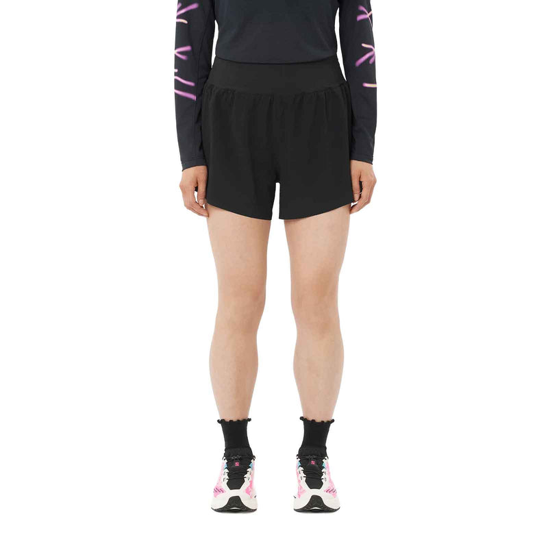 Load image into Gallery viewer, Salomon Sense Aero Stow 4" Womens Running Shorts
