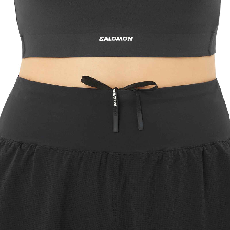 Load image into Gallery viewer, Salomon Sense Aero Stow 4" Womens Running Shorts
