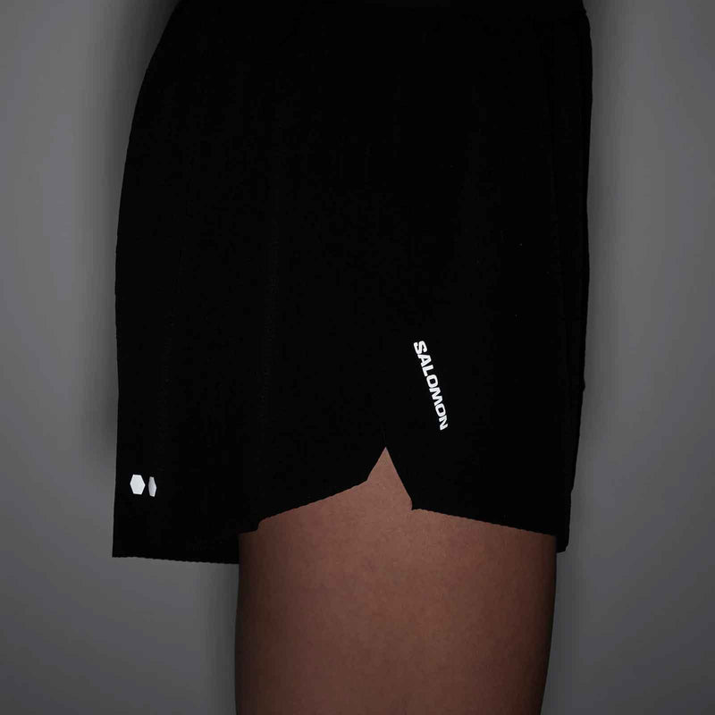 Load image into Gallery viewer, Salomon Sense Aero Stow 4" Womens Running Shorts
