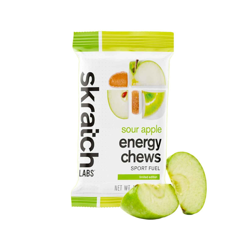Load image into Gallery viewer, Skratch Labs Sport Energy Chews, Sour Apple, Single Serving
