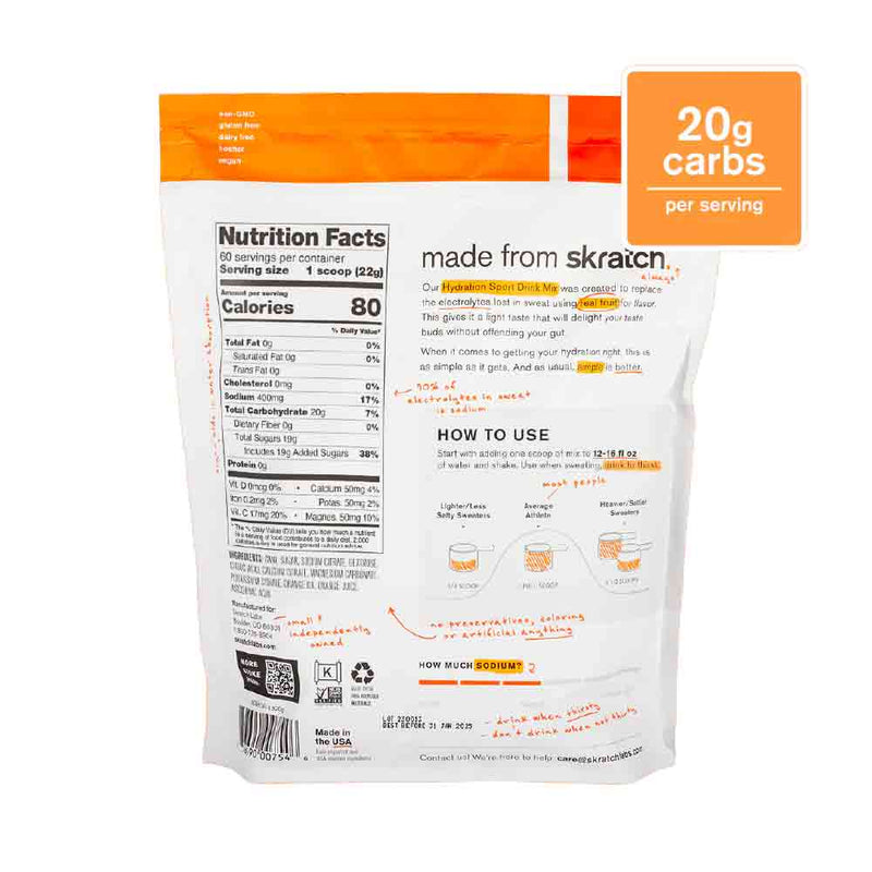 Load image into Gallery viewer, Sport Hydration Drink Mix Orange
