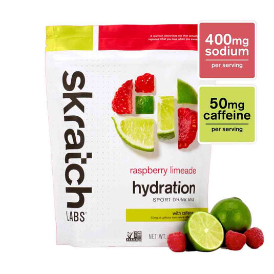 Sport Hydration Drink Mix Raspberry Limeade with Caffeine
