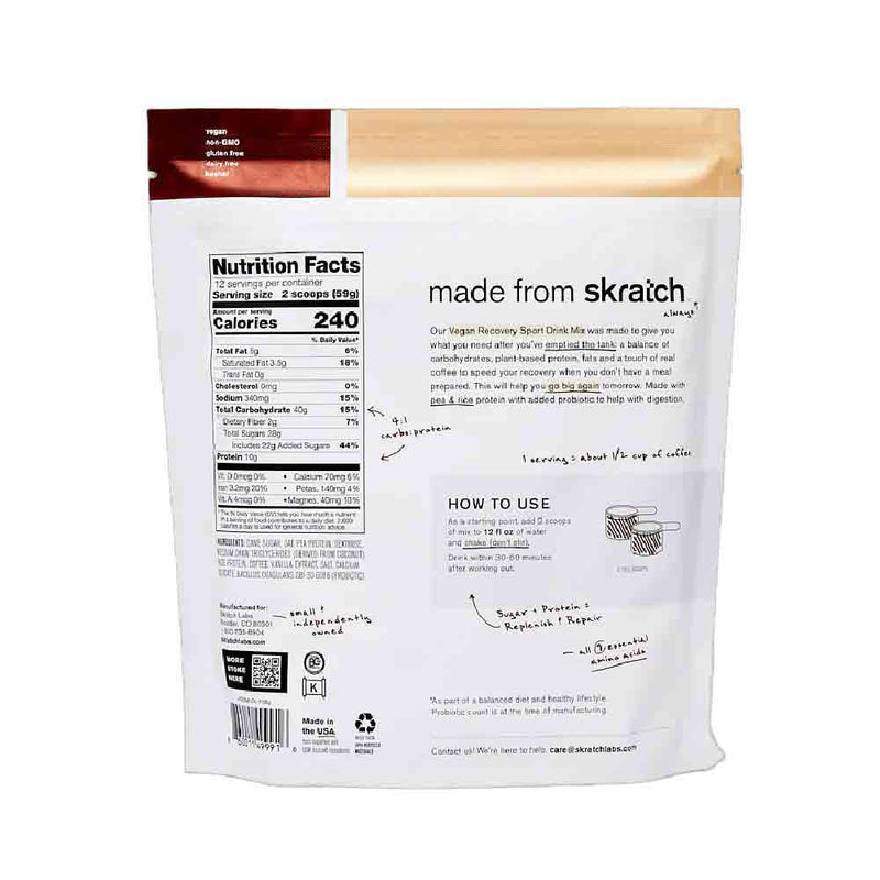 Load image into Gallery viewer, Vegan Recovery Sports Drink Mix Oat Milk Latte
