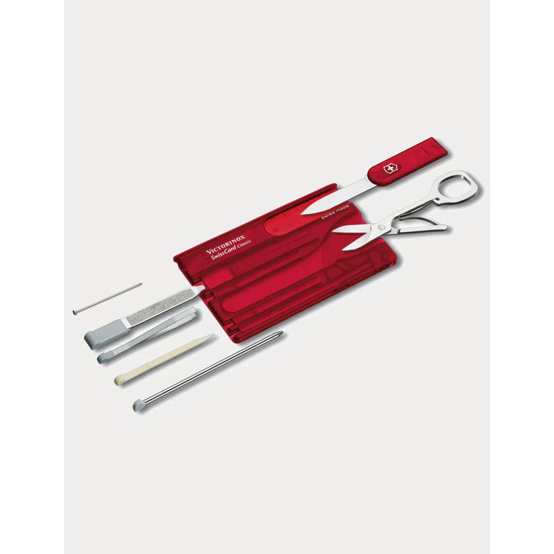 Load image into Gallery viewer, Swiss Card Ruby Clam pack 0.7100 Swiss Army Knife
