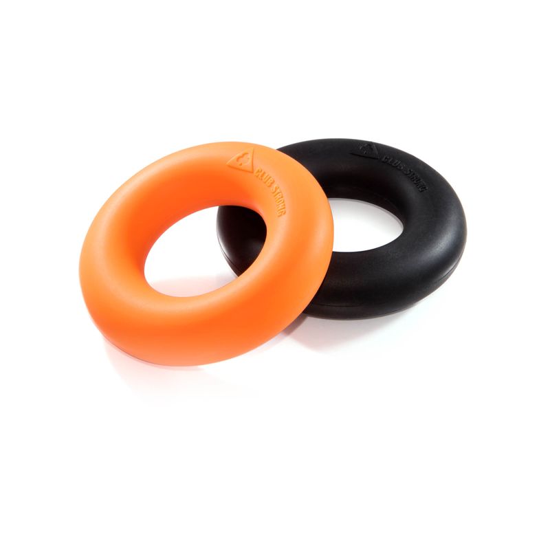 Load image into Gallery viewer, Club Strong climbing Forearm Pumpersblack and orange 
