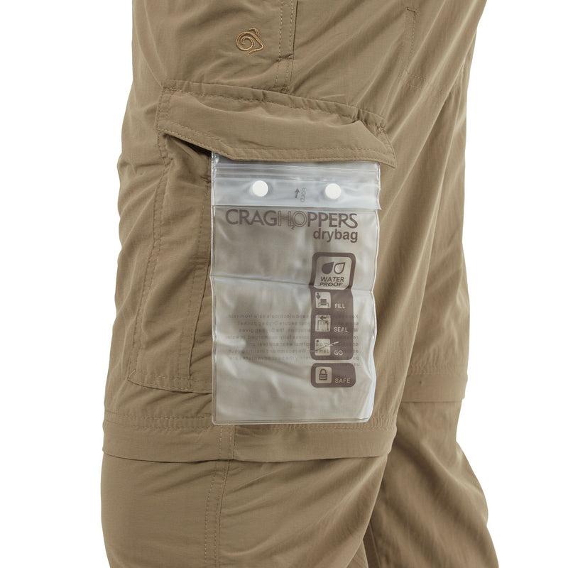 Load image into Gallery viewer, Craghoppers nosilife ii convert trousers pebble drybag
