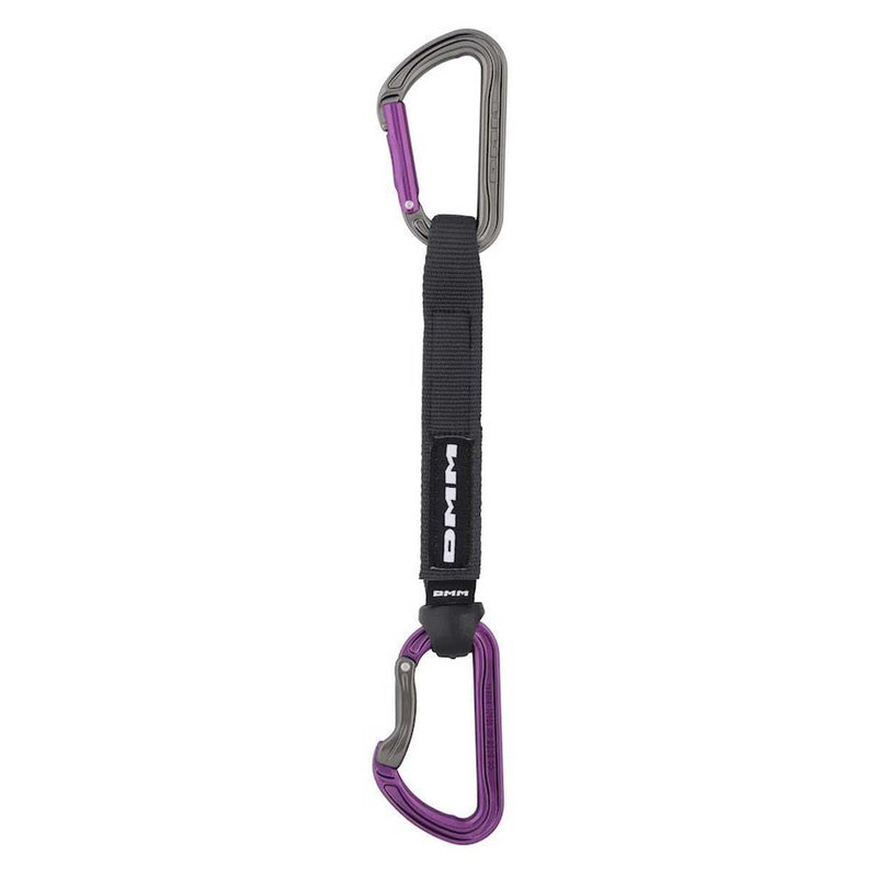 Load image into Gallery viewer, DMM climbing shadow quickdraw 18cm purple titanium
