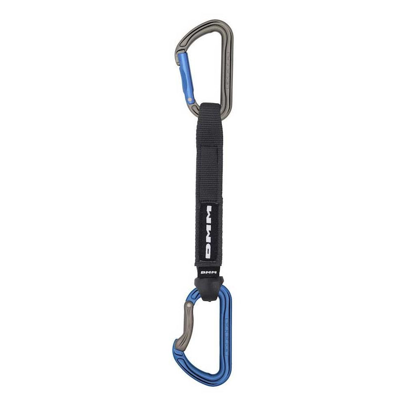 Load image into Gallery viewer, DMM climbing shadow quickdraw 18cm titanium blue
