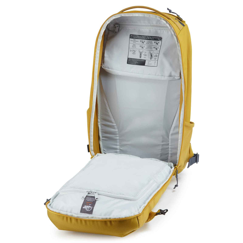 Load image into Gallery viewer, Lowe Alpine climbing crag bag Misfit 27 golden palm features 1
