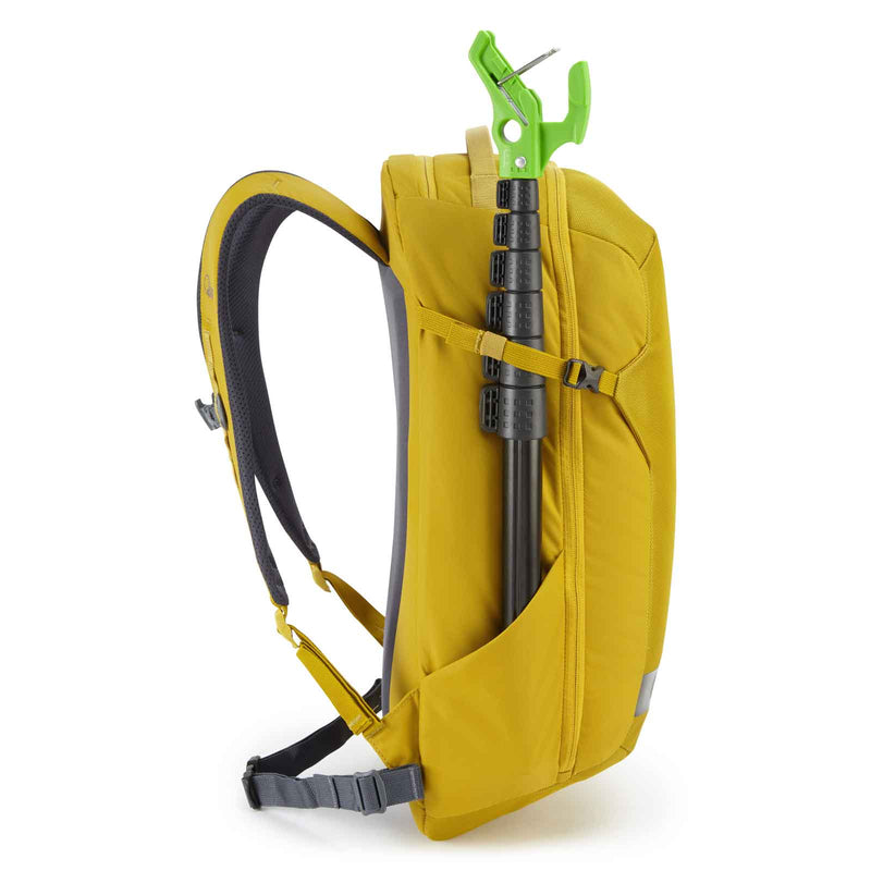Load image into Gallery viewer, Lowe Alpine climbing crag bag Misfit 27 golden palm features 2
