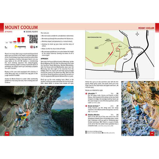 south east queensland rock climbing guide book