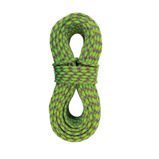 Sterling Evolution velocity rock climbing rope neon green
