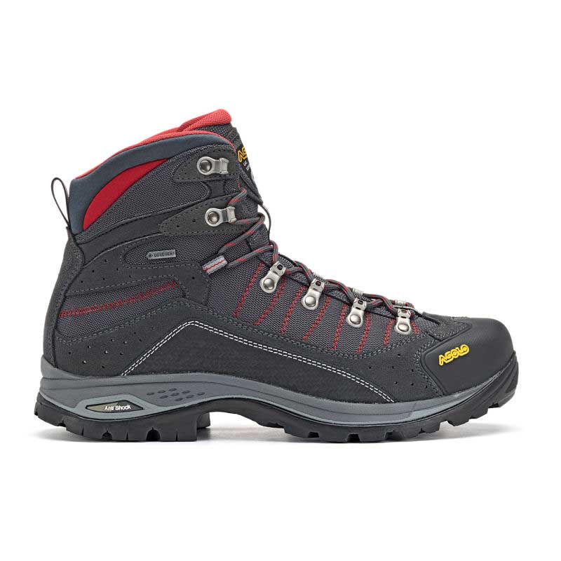 Load image into Gallery viewer, asolo drifter GTX mens hiking boot graphite gunmetal inside edge
