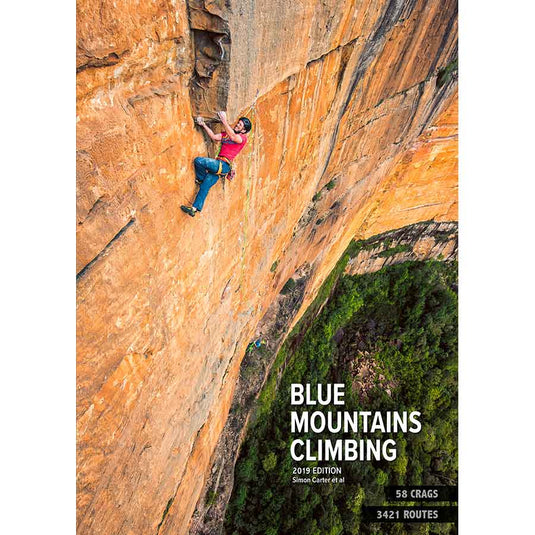 blue mountains climbing guide 2019 edition cover shot