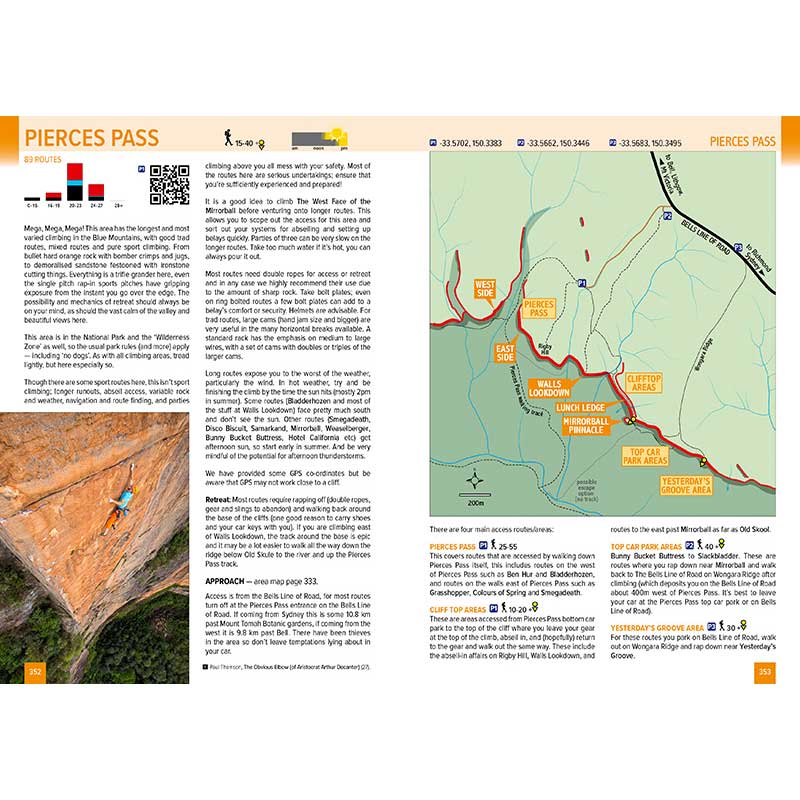 Load image into Gallery viewer, blue mountains climbing guide 2019 edition pierces pass
