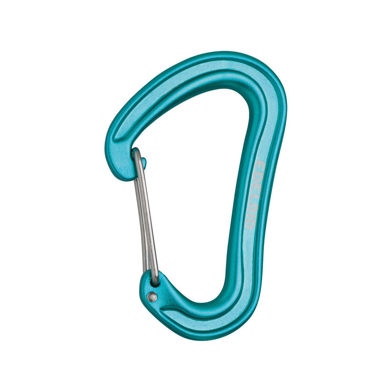 Load image into Gallery viewer, edelrid nineteen g wire gate climbing carabiner ice mint
