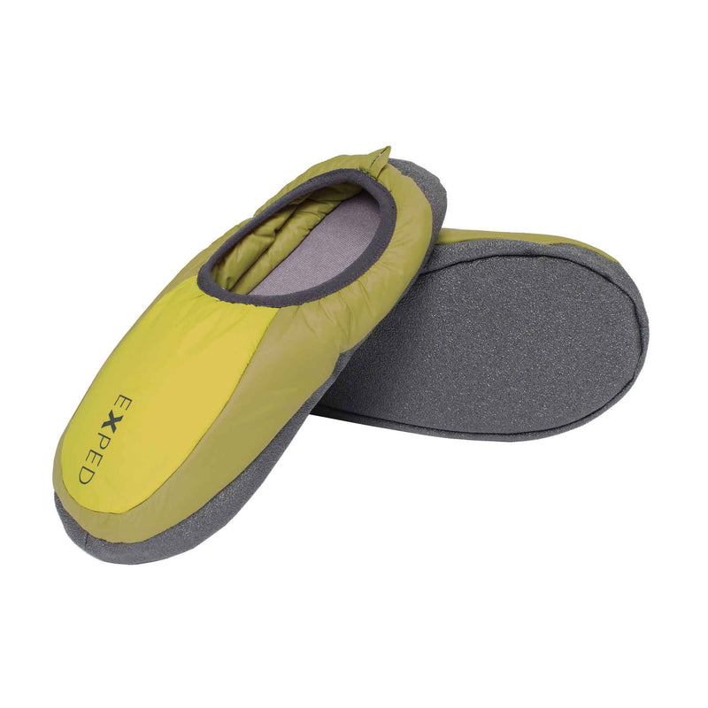 Load image into Gallery viewer, exped insulated camp slipper pair green
