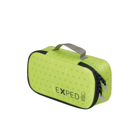 exped padded zip pouch small lime