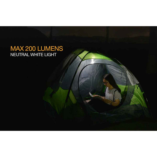 fenix CL09 lantern in tent