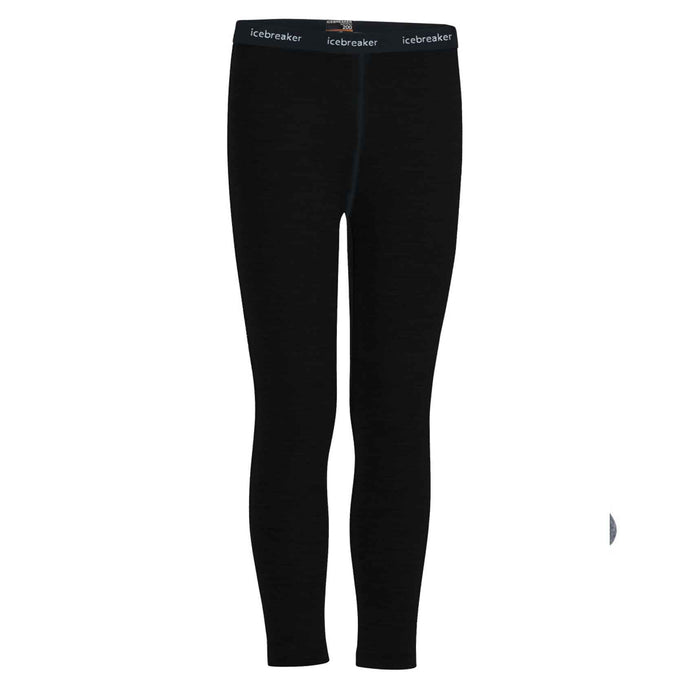 icebreaker kids oasis leggings black