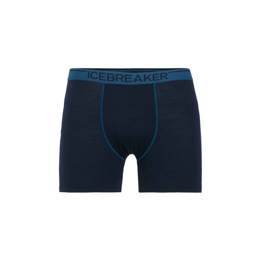 icebreaker mens anatomica boxers midnight navy prussian blue