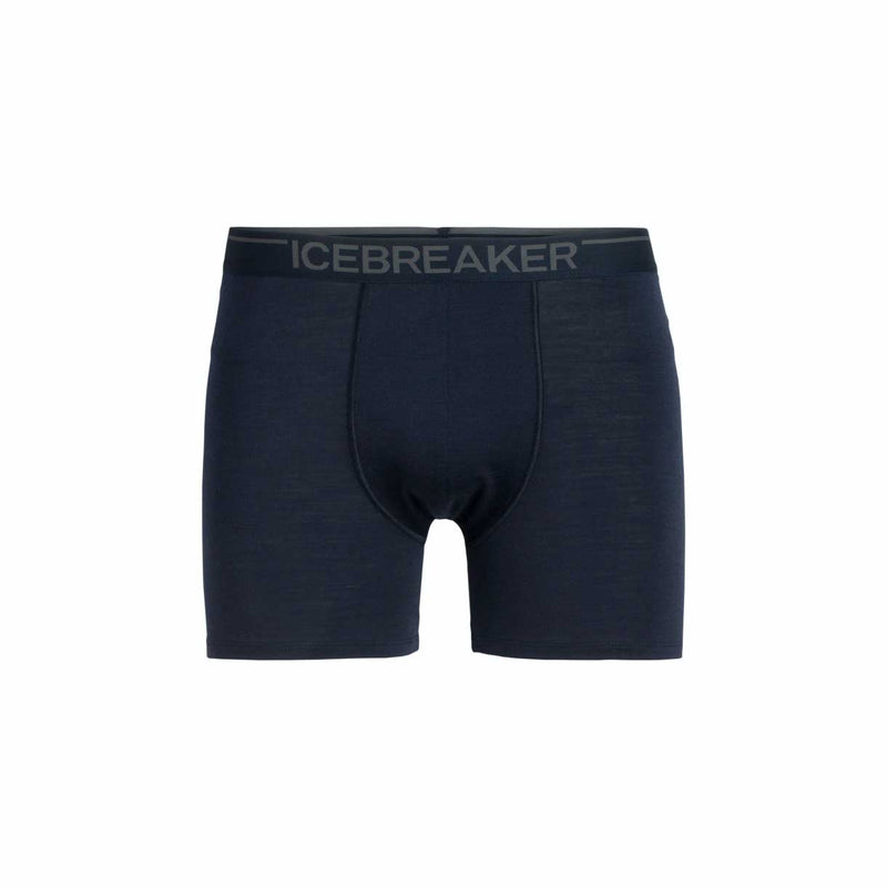 Load image into Gallery viewer, icebreaker mens anatomica boxers midnight navy
