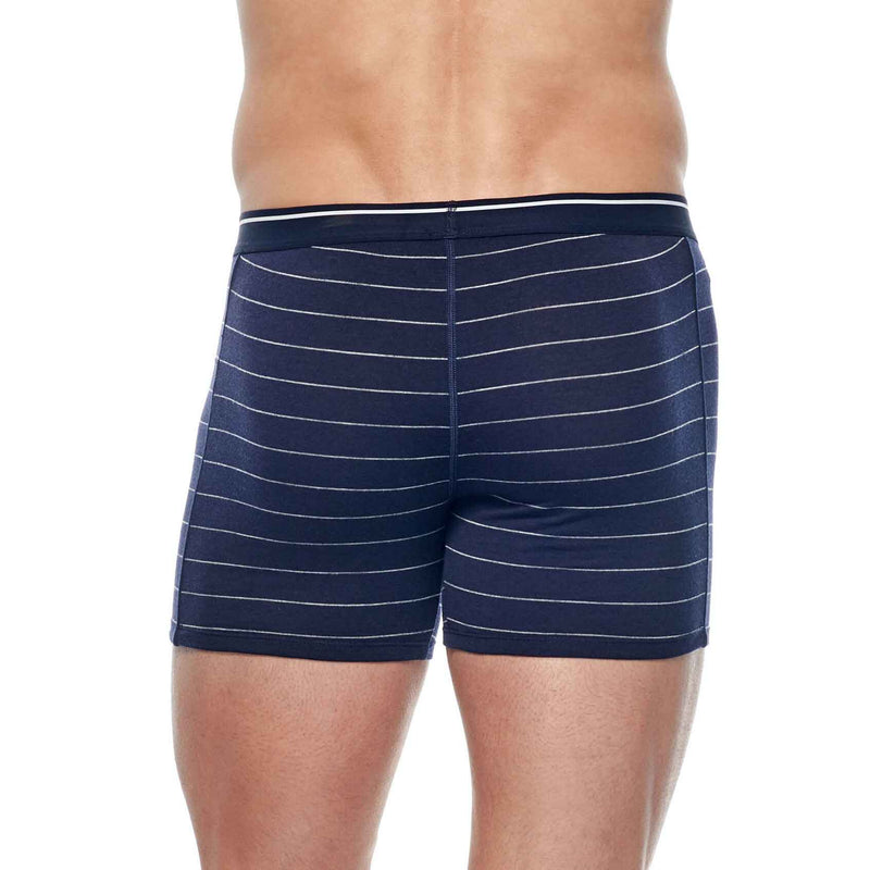 Load image into Gallery viewer, icebreaker mens anatomica boxers on body 2
