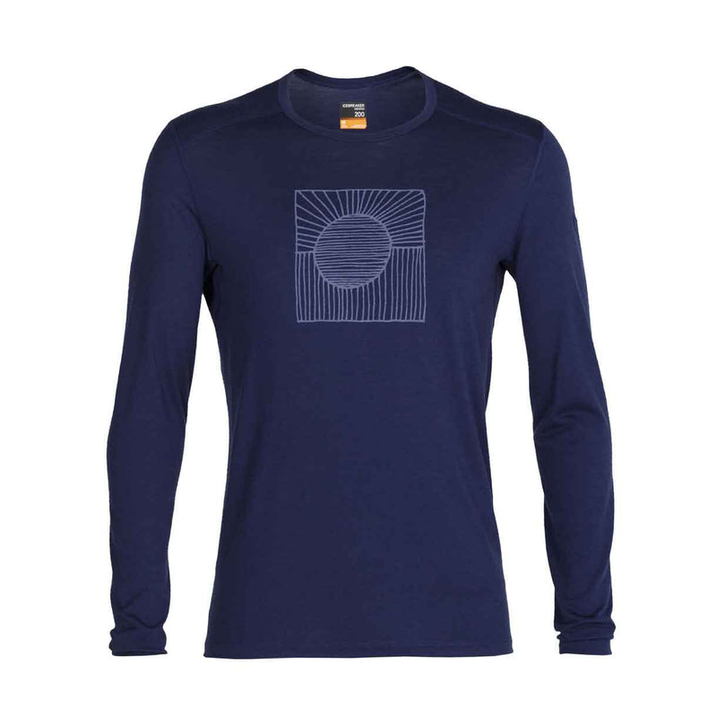 Load image into Gallery viewer, Mens 200 Oasis Long Sleeve Crewe Solar

