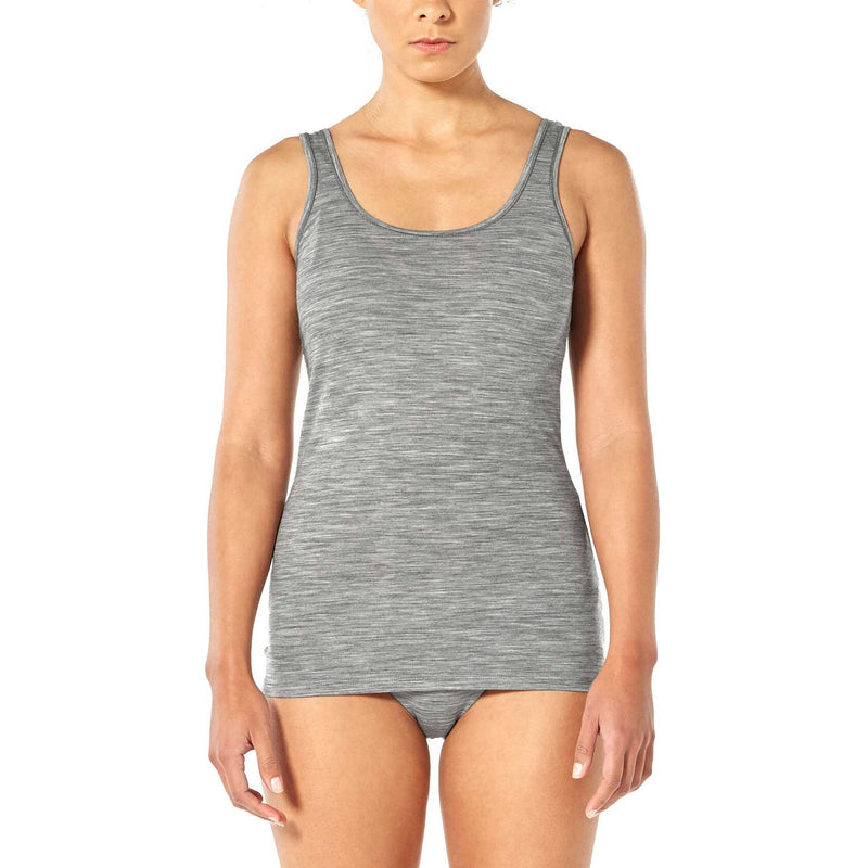 Load image into Gallery viewer, icebreaker womens siren cami gritstone heather 2
