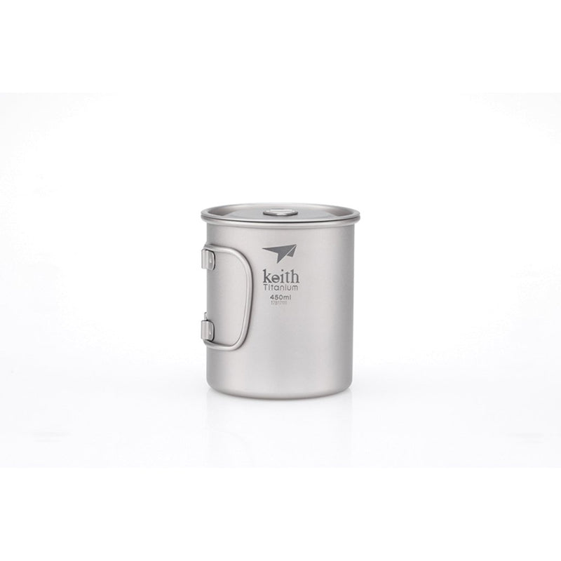 Load image into Gallery viewer, keith titanium 450ml single wall cup camp pot
