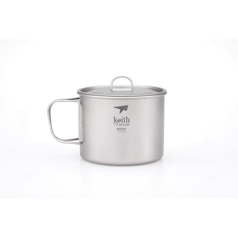 Load image into Gallery viewer, keith titanium 900ml single wall cup camp pot
