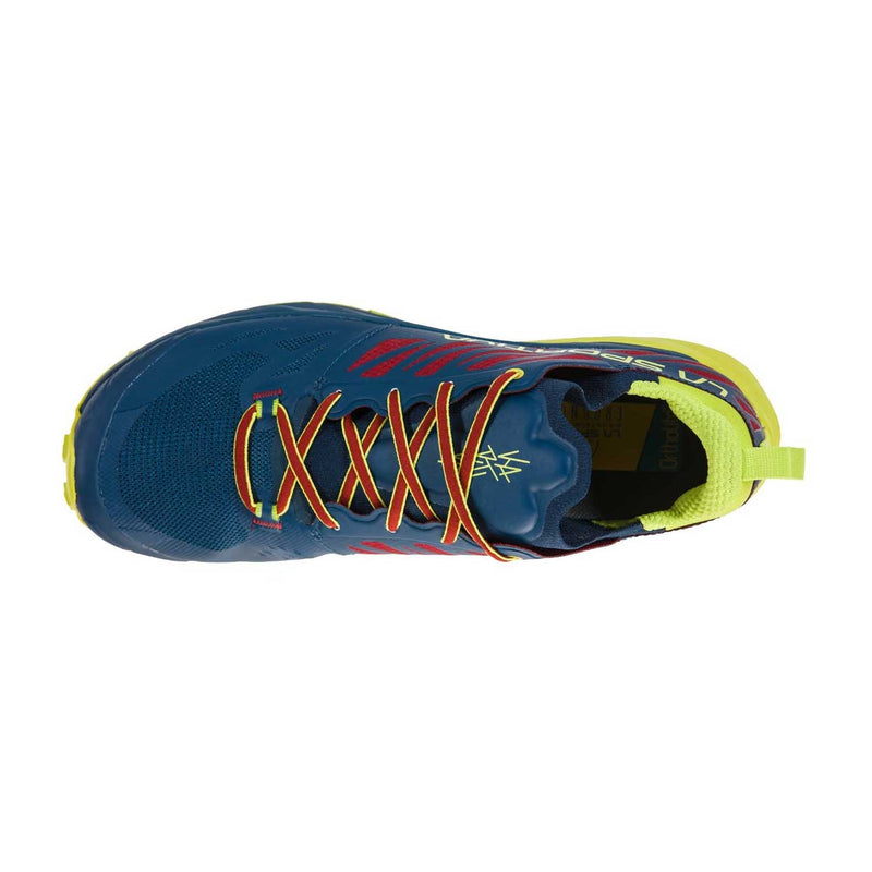 Load image into Gallery viewer, la sportiva kaptiva mens opal chilli trail running shoe top
