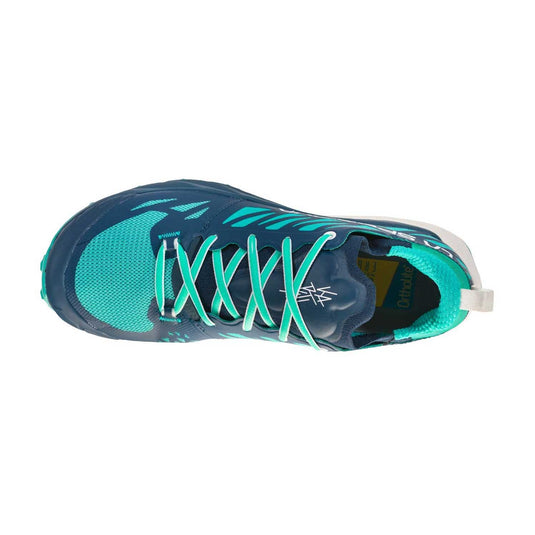 la sportiva kaptiva womens opal aqua trail running shoe top