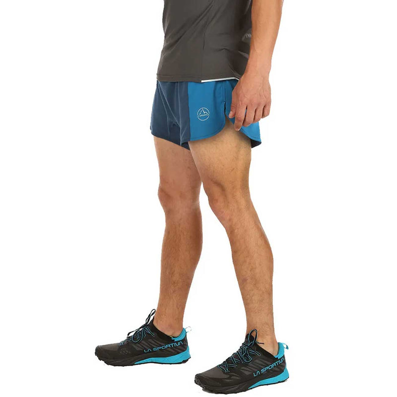 Load image into Gallery viewer, la sportiva mens auster trail running shorts opal neptune 4
