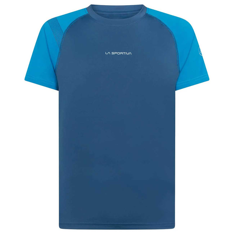 Load image into Gallery viewer, la sportiva mens motion trail running tee opal neptune 1
